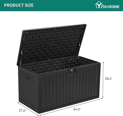 YITAHOME 180 Gallon Double-Wall Deck Box - Image 5
