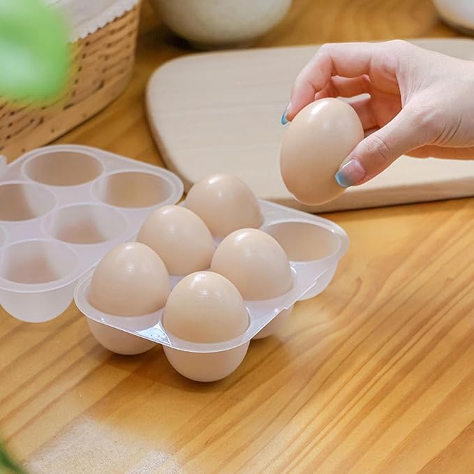 6 Grid Egg Holder Container Portable Carrier Box Hard Shell Storage Case - Image 5