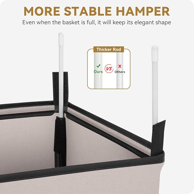 SOLEDI Slim Laundry Hamper - Image 6