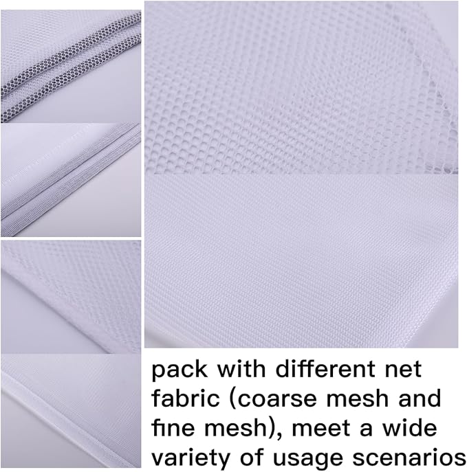 Kimmama Heavy Duty Coarse Mesh Drawstring Laundry Bag, 24x36" | Mesh Laundry Bag - Image 5