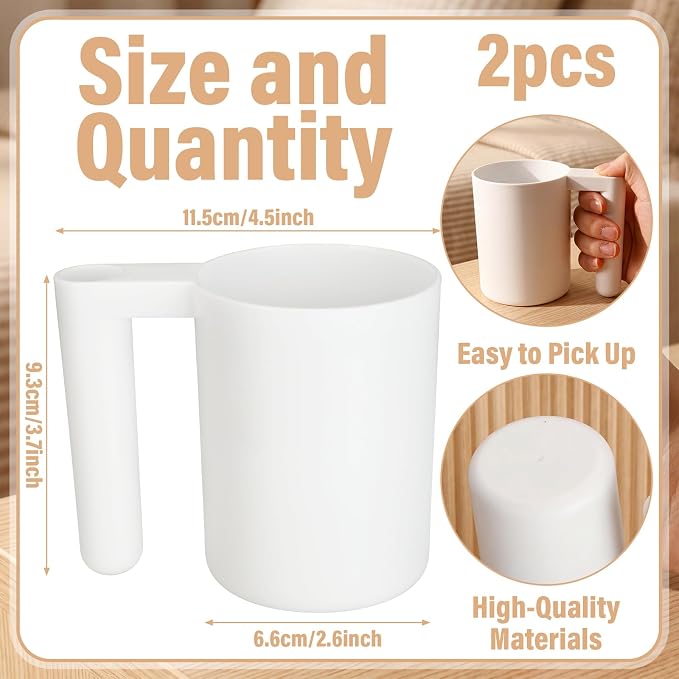 2 Pcs Dorm Bed Cup Holder Drink Water Cup Holder - Image 2