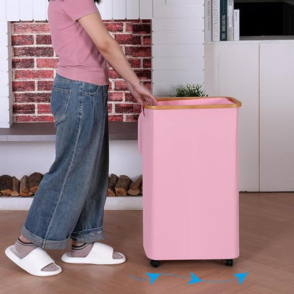 iEGrow Laundry Hamper, Narrow Laundry Basket - Image 4