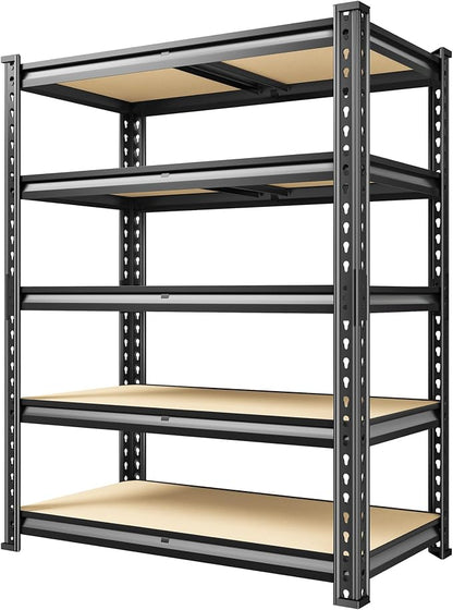 60.1" H Garage Storage Shelves 1990LBS Storage Shelves, 5 Tier Adjustable Metal by Unknown