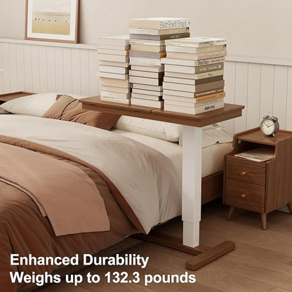Solid Wood Overbed Bedside Table - Image 9
