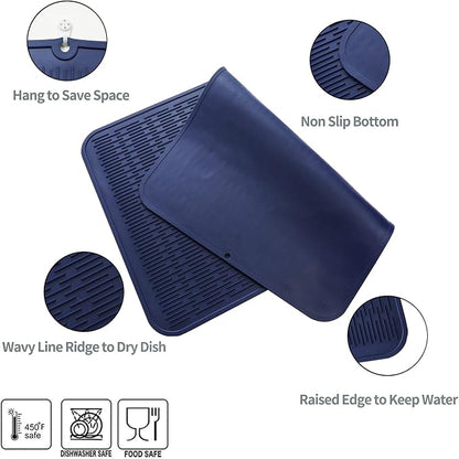 Silicone Dish Drying Mat for Multiple Usage, Easy clean, Eco-friendly, - Image 4