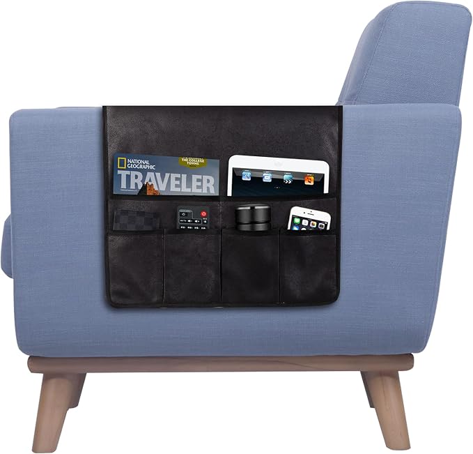 HAOMAIJIA Anti Slip Sofa Armrest Organizer Arm Chair Bedside Caddy Storage - Image 3