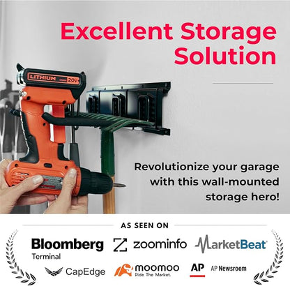 TIDYME Garage Tool Organizer Wall Mount - Image 2