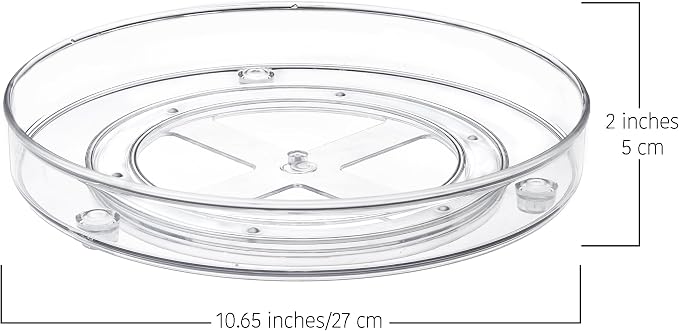 primebox 10.5" Lazy Susan Organizer. 360 Degree Rotating Turntable - Image 3