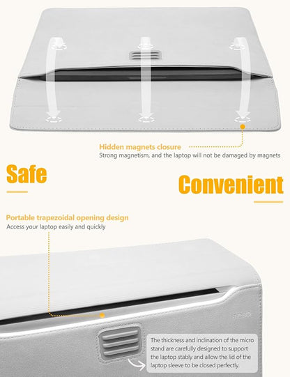 HYZUO 13.3-14 Inch Laptop Sleeve Case Bag - Image 4