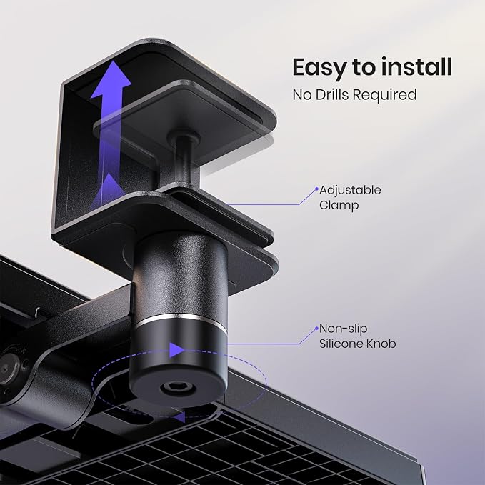 Klearlook Upgraded Adjustable Keyboard Tray - Image 5