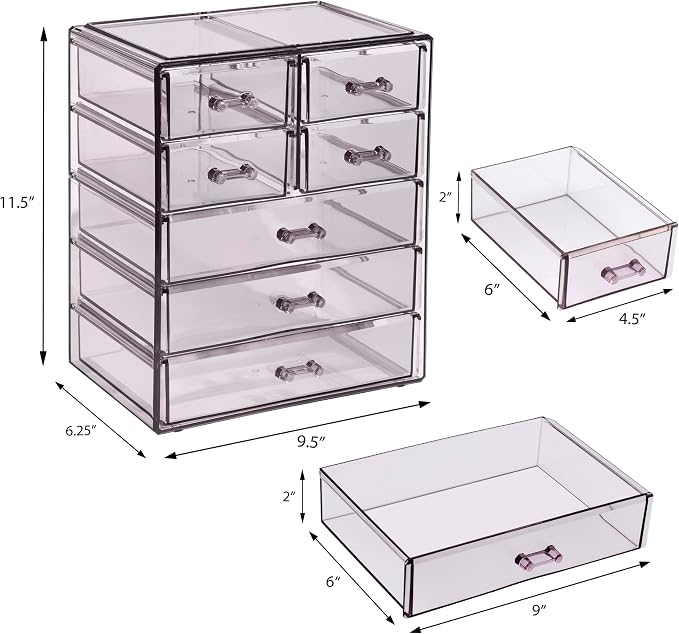 Sorbus Acrylic Makeup Organizer - Image 3