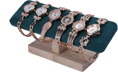 Wooden Watches Display Tower Base Watch Neck Bracelet Organizer Rack Bangle - Image 3
