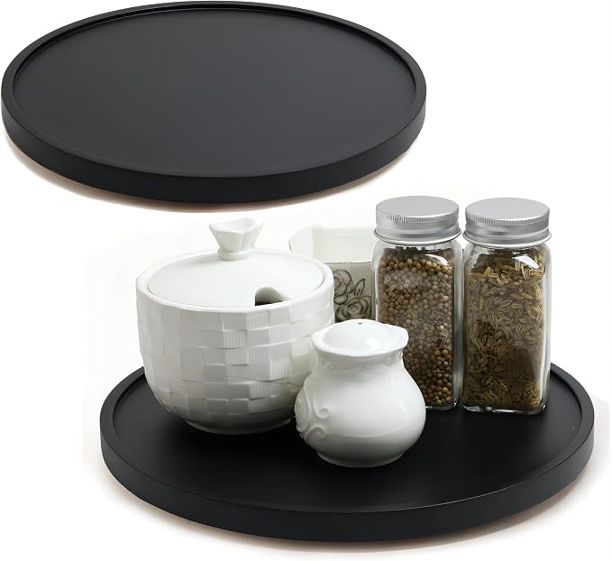 12-inch Lazy Susan Organizers, ACIAZAAZ Lazy Susan Turntable by ACIAZAAZ