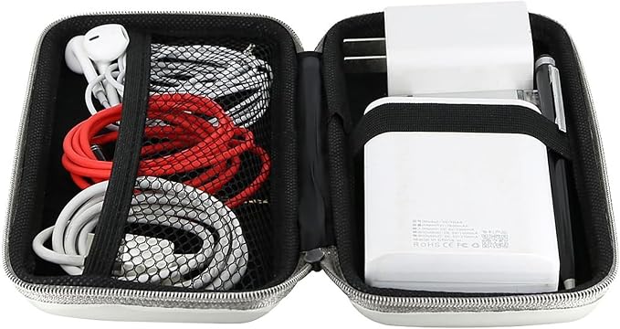 iMangoo Travel Essential Electronics Organizer Pouch Charger Case, Shockproof - Image 5