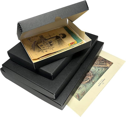 Lineco Clamshell Archival Storage Box, 9.5x12.5x1.75 Inch, Organize and Store - Image 8
