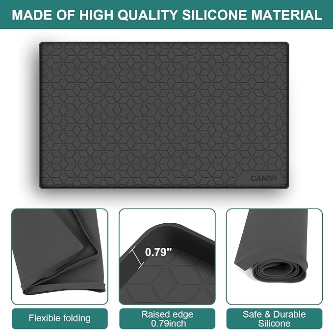 Under Sink Mat, Kitchen Cabinet Shelf Protector, Fits 36 inch Standard Cabinet - Image 6