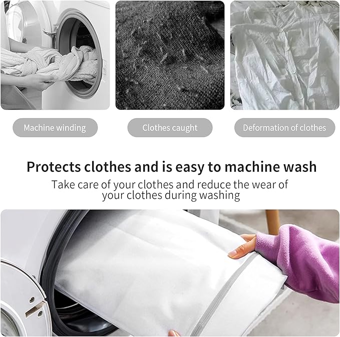 3 Pack XXL Mesh Laundry Bags by MDSXO- Large Jumbo Durable Delicates Bag - Image 5