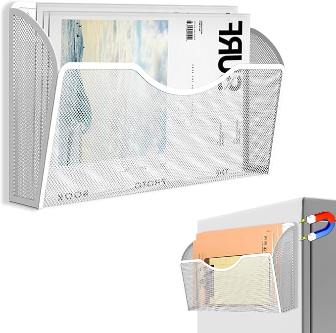 Magnetic File Holder 1 Pockets File Folder Organizer, Office Hanging Magazine - Image 9