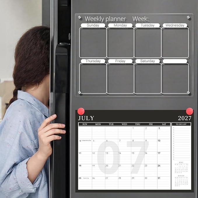 Yoment Desk Calendar 2026-2027, Jan 2026-Dec 2027, Large Desk Calendar - Image 7