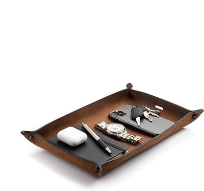 Main Street Forge Leather Valet Tray by MainStreetForge