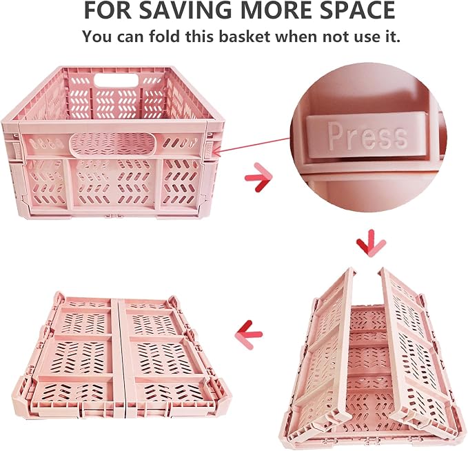 20L Foldable Crates, Toys Storage. - Image 7