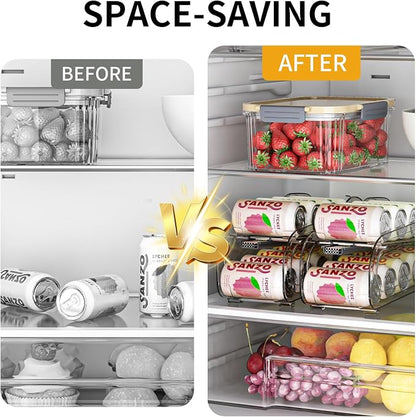 Drink Organizer for Fridge, Soda Can Organizer Dispenser for Refrigerator - Image 5