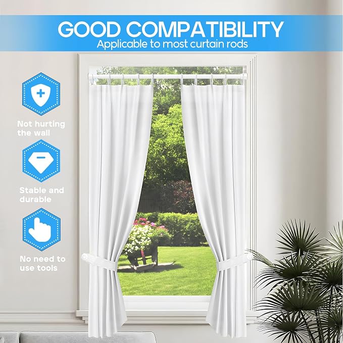 1 Pack Spring Tension Rod, Adjustable 18-26 Inch No Drill, Fits Windows Kitchen - Image 5