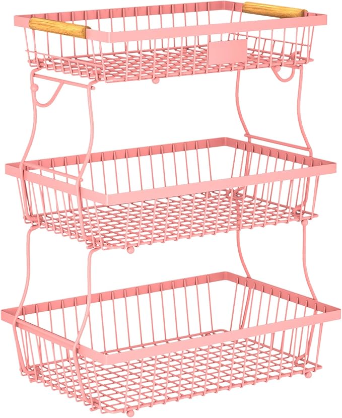 3 Tier Fruit Basket for Kitchen Counter by Unknown