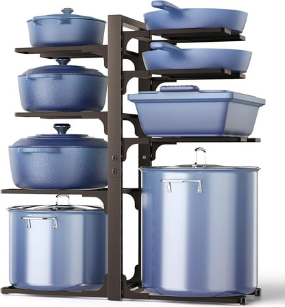 ORDORA Pots and Pans Organizer under Cabinet, 20.8" Height Heavy Duty 120LBS by ORDORA