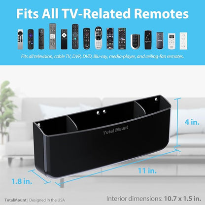 TotalMount Hole-Free Remote Holder – Eliminates the Need to Drill Holes in Your - Image 3