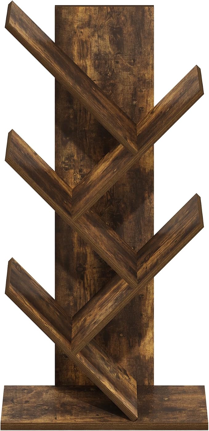 Furinno Tree Book Shelf, 5-Tier Bookshelf, Tree Bookcase - Image 7