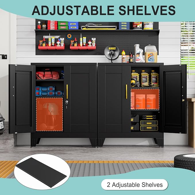 pozdeg Metal Storage Cabinet - Image 5