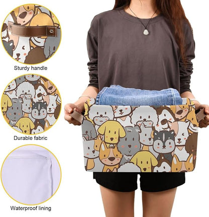 ZAZYXTJ Cute Dog Storage Basket - Image 7