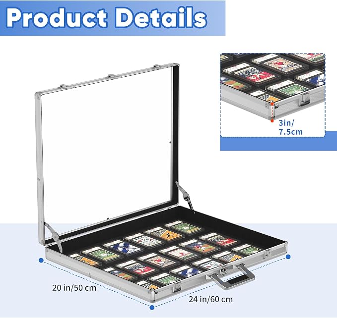 Portable Trade Show Display Case, Table Top Sports Card Showcase - Image 2