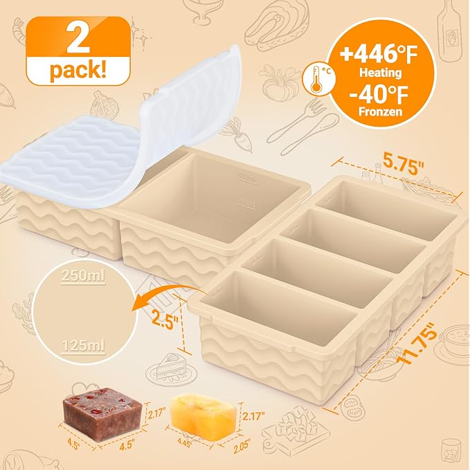Silicone Freezer Molds for Soup - Image 2