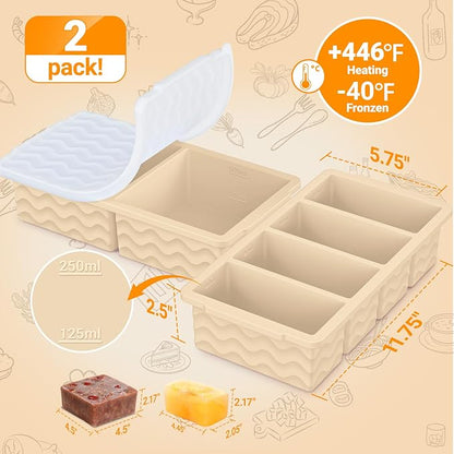 Silicone Freezer Molds for Soup - Image 2