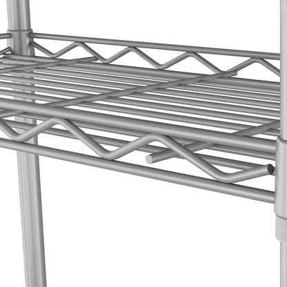 HOMEFORT 5-Tier Wire Shelving 5 Shelves Unit Metal Storage Rack Durable - Image 8