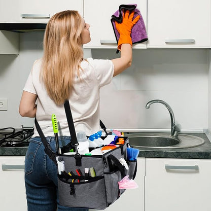 XL Professional Cleaning Caddy for Cleaning Suppliers, Cleaning Organizer - Image 6
