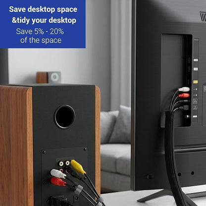 15-Pack Black Cable Sleeve Organizers - Image 6