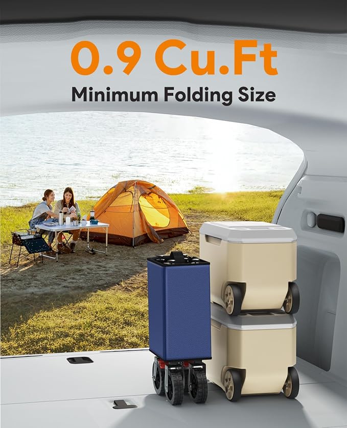 Wagon Carts Foldable, 180L Collapsible Foldable Wagon - Image 5