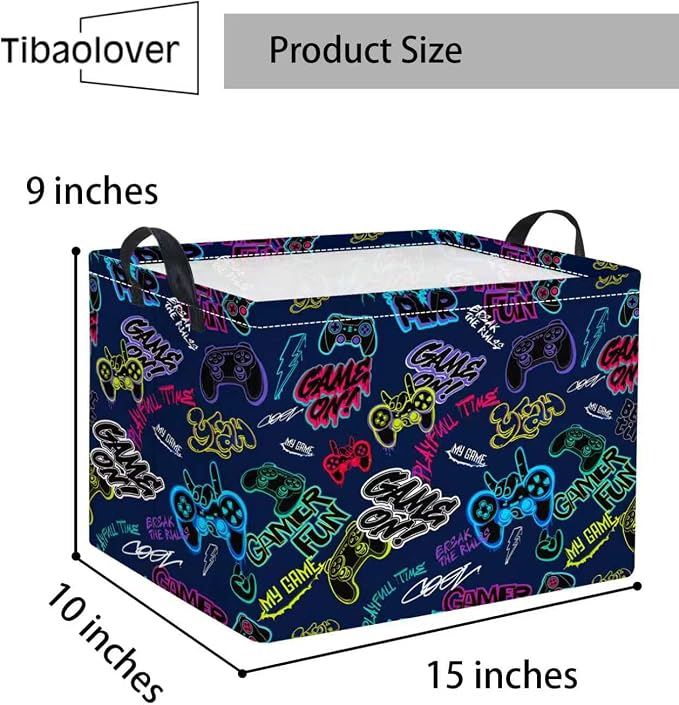 Rectangular Valentines Basket for Women Girls Storage Bin Organizer Box Shelf - Image 2
