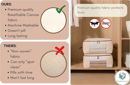 Chaos Cleared Canvas Storage Bags Designer Organizer - Image 5
