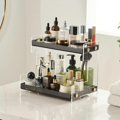 FFK Bathroom Organizer Countertop, 2 Tier Bathroom Counter Organizer Kitchen by FFK