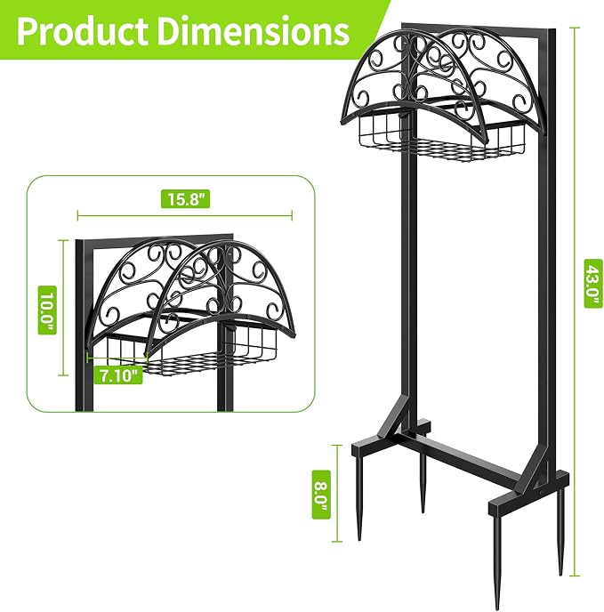 Garden Hose Holder – Freestanding Water Hose Holder - Image 6