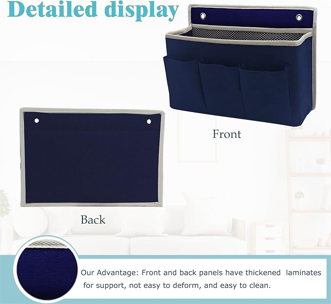 2-Pack Wall Hanging Organizer Bag/Hanging Baskets - Image 3