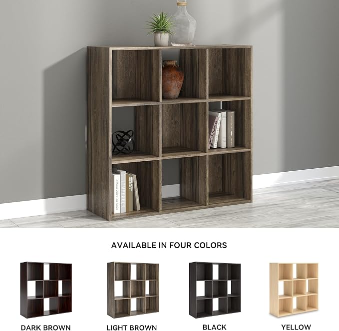 Signature Design by Ashley Shallifer 9 Cube Storage Organizer or Bookcase - Image 7