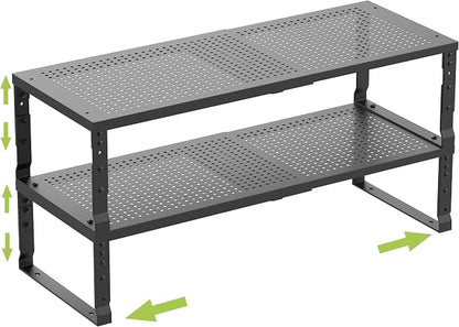 Expandable Cabinet Shelf Organizer Storage Spice Rack Shelves by JOJOCROSSHIGHQUALITYLIFE