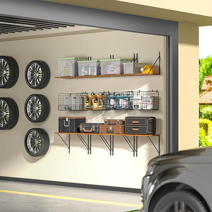 2 Pack Garage Shelves Wall Mounted - Image 2