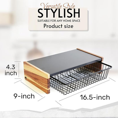 WILDMOS Tea Bag Organizer, Wire Basket Drawer Design - Image 5