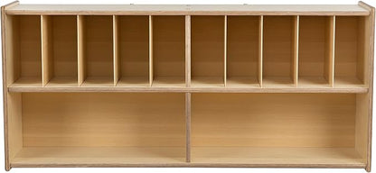 Diaper Storage Organizer, 100% Birch Plywood Wall Mount Diaper Caddy by RRIGoods